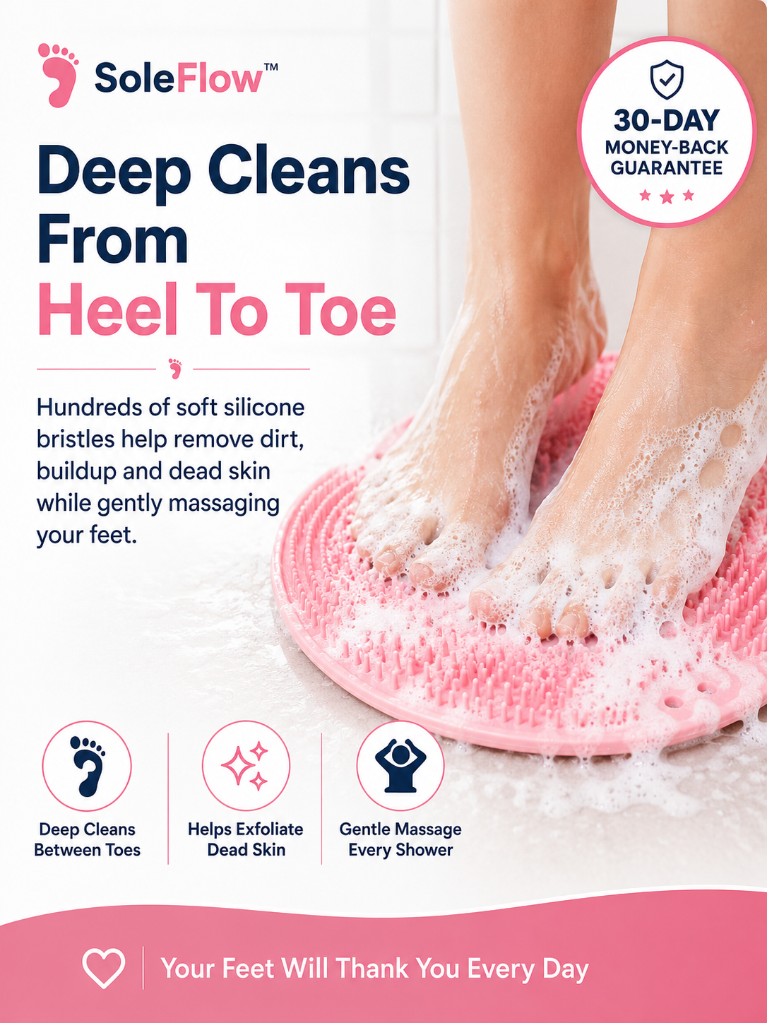 SoleFlow™ Foot Spa Mat