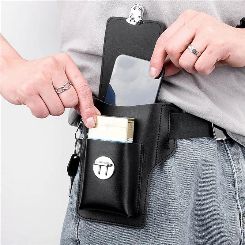 Leather phone bag