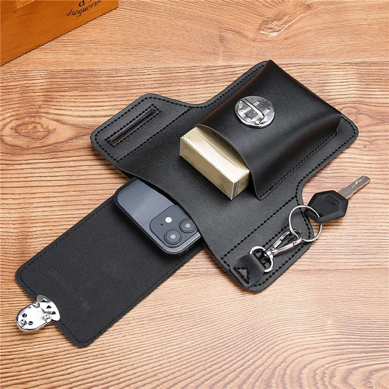 Leather phone bag