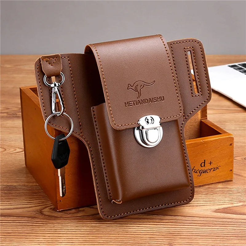 Leather phone bag