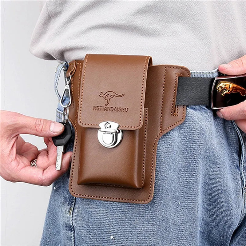 Leather phone bag