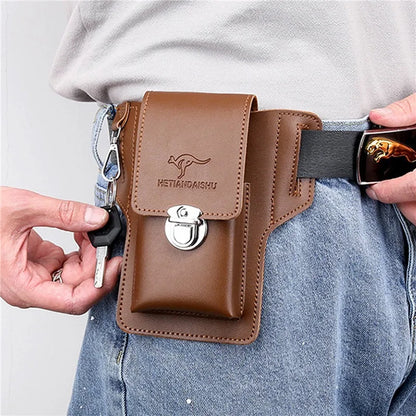 Leather phone bag